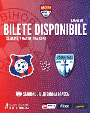 Bilete la FC Bihor Oradea - FC Voluntari