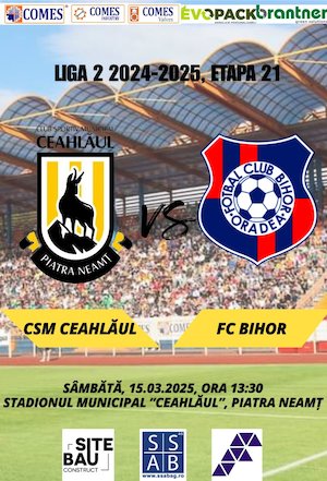 CSM Ceahlaul Piatra Neamt - FC Bihor Oradea