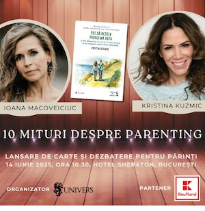 Bilete la 10 mituri despre parenting cu Kristina Kuzmic