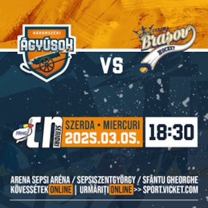 Bilete la Háromszéki Ágyúsok vs Corona Brasov
