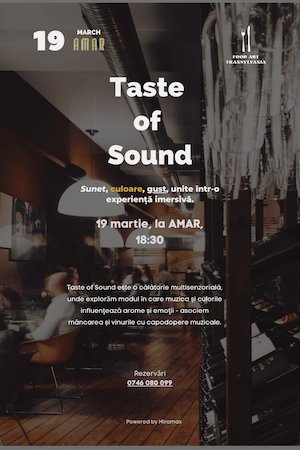 Bilete la Taste of Sound: O Experiență Gastronomică Multisenzorială