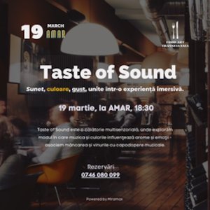 Taste of Sound: O Experiență Gastronomică Multisenzorială