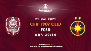Bilete la Superliga - Etapa 10 Play-off - CFR 1907 Cluj vs FCSB