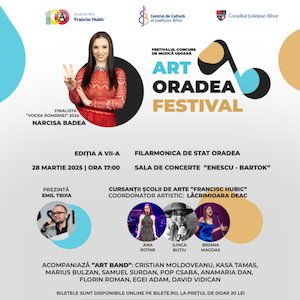 Bilete la Festivalul - concurs de muzica usoara: ART Oradea Festival