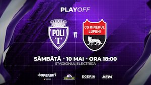 Bilete la SSU Politehnica Timisoara - ACS Minerul Lupeni