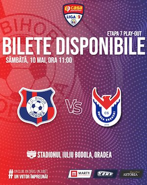 Bilete la  FC Bihor Oradea - CS Unirea Ungheni