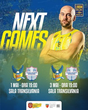 Bilete la BC CSU Sibiu vs CSM Galati