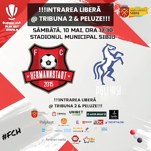 Bilete la FC Hermannstadt - Poli Iasi