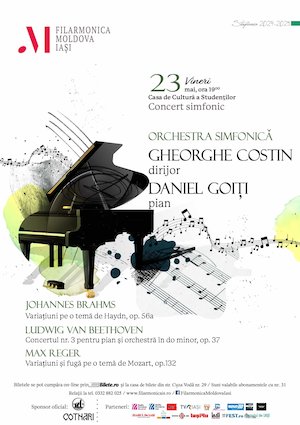 Bilete la Concert simfonic – Brahms, Beethoven, Reger