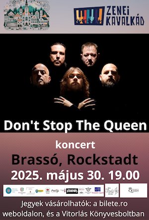 Don't stop the Queen koncert Magyarország legsokoldalúbb, nemzetközileg is elismert Queen Tribute zenekarával