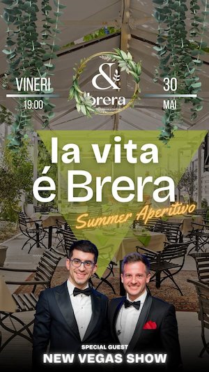 Bilete la New Vegas Show • La Vita e Brera • Summer Aperitivo