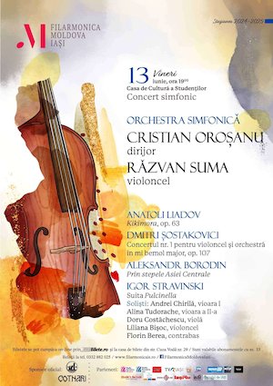Bilete la Concert simfonic – Liadov, Șostakovici, Borodin, Stravinski