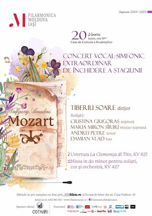 Bilete la Concert vocal-simfonic de închidere a stagiunii
