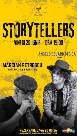 Bilete la STORYTELLERS w/ Marcian Petrescu & Angelo Eduard Stoica