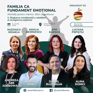 Bilete la Reglarea emotional a adultului si coreglarea copilului