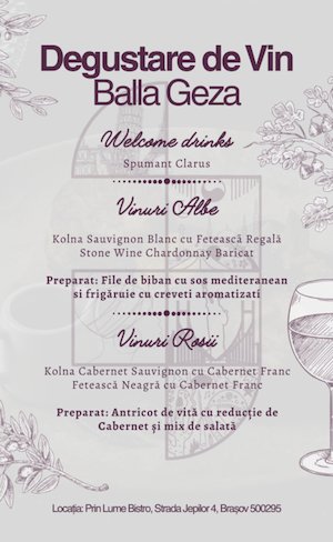 Bilete la Degustare de vinuri Balla Géza