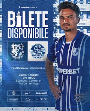 Bilete la Farul Constanta - FC Metaloglobus