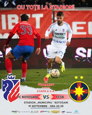 Superliga - Etapa 10 - FC Botosani vs FCSB