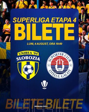 Bilete la Unirea Slobozia - SC Otelul Galati