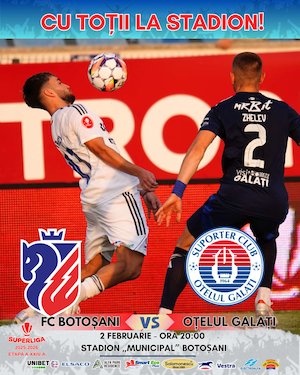 Bilete la  FC Botosani - SC Otelul Galati