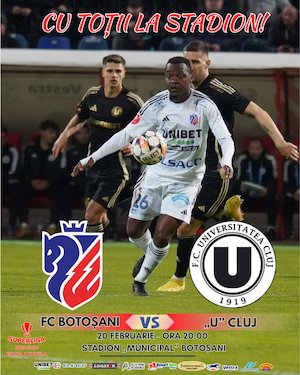 Bilete la FC Botosani - Universitatea Cluj