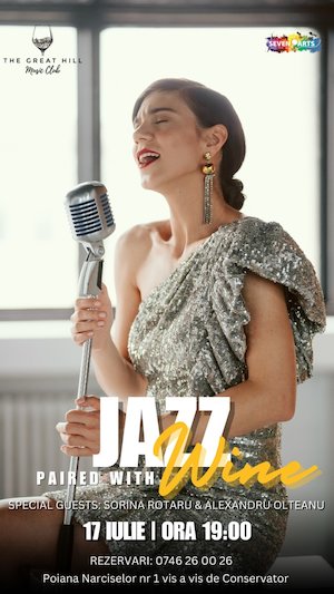Sorina Rotaru & Alexandru Olteanu Concert | Jazz Paired with Wine