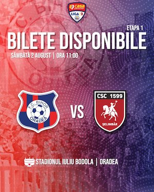 Bilete la Fc Bihor Oradea - CSC 1599 Selimbar