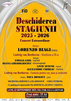 Deschiderea stagiunii - Concert Extraordinar