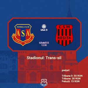 Bilete la ASA Targu Mures - CSM Resita