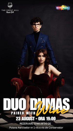 Bilete la DUO DUMAS Paired with Wine