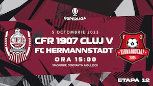 Bilete la CFR 1907 Cluj - AFC Hermannstadt