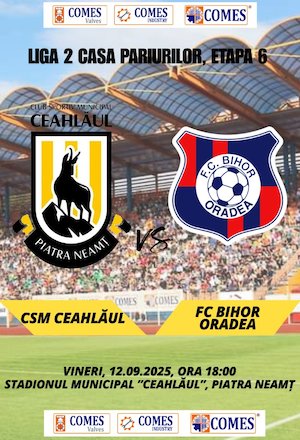 Bilete la ACSM Ceahlaul Piatra Neamt - FC Bihor Oradea