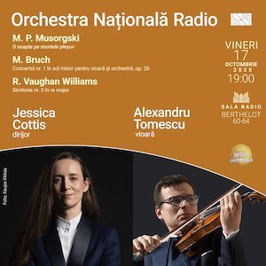 Bilete la Alexandru Tomescu - Jessica Cottis - ORCHESTRA NAŢIONALĂ RADIO