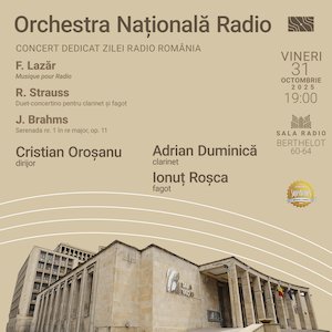 Bilete la CONCERT DEDICAT ZILEI RADIO ROMÂNIA - ONR