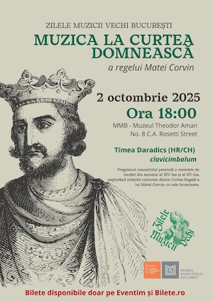 TIMEA DARADICS (clavisimbalum) – Matei Corvin - muzica la Curtea Domneasca