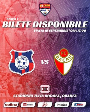 Bilete la Fc Bihor Oradea vs ACS FC Bacau