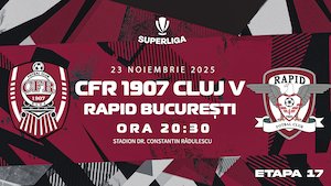Bilete la CFR 1907 Cluj - FC Rapid 1923