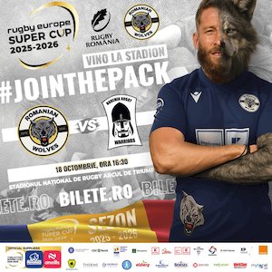 Bilete la Rugby Europe Super Cup - Romanian Wolves vs Bohemia Warriors