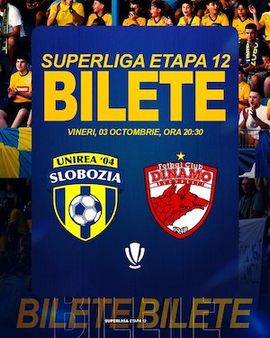 Bilete la Unirea Slobozia - Dinamo Bucuresti