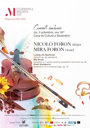 Bilete la Concert simfonic – Beethoven, Bruch, Şostakovici