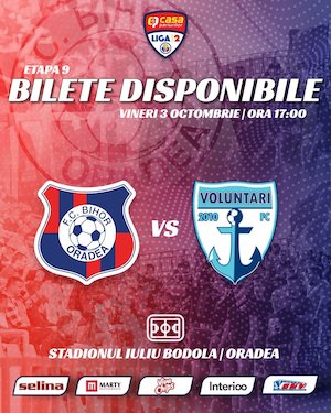 Bilete la FC Bihor Oradea - FC Voluntari