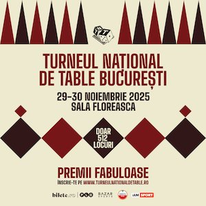 Bilete la Turneul National de Table Bucuresti