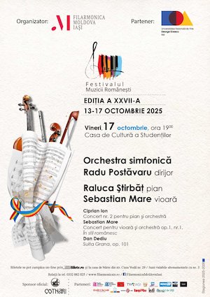 Bilete la Concert simfonic de închidere a Festivalului Muzicii Românești, ediția a XXVII-a