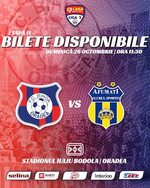 Bilete la FC Bihor Oradea - CS Afumati