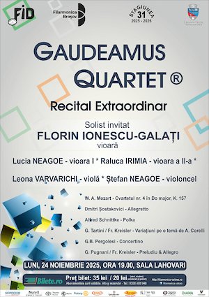 Bilete la Gaudeamus Quartet - Recital Extraordinar