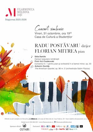 Bilete la Concert simfonic – Bartók, Ceaikovski, Dvořák