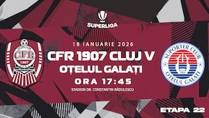 Bilete la CFR 1907 Cluj - Otelul Galati