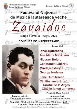 Bilete la Festivalului National de Muzica Lautareasca Veche Zavaidoc