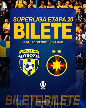 Bilete la Unirea Slobozia - FCSB