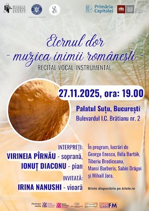 Bilete la Eternul dor – muzica inimii românești